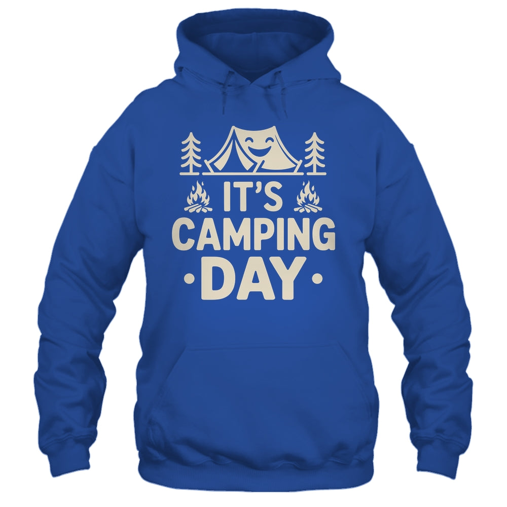 It's Camping Day Campsite Camper Camping Men Women Shirt & Tank Top | siriusteestore