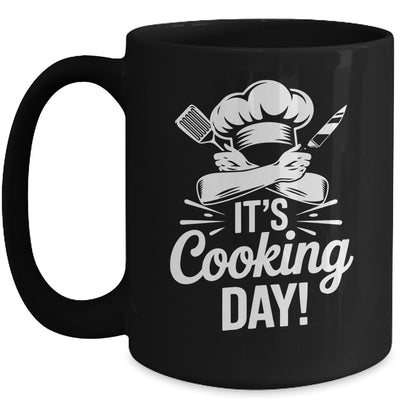 It's Cooking Day Funny Cooking Chef Cook For Men Women Mug | siriusteestore