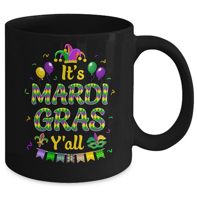 It's Mardi Gras Y'all Outfit Mardi Gras Costume Beads Mug | siriusteestore