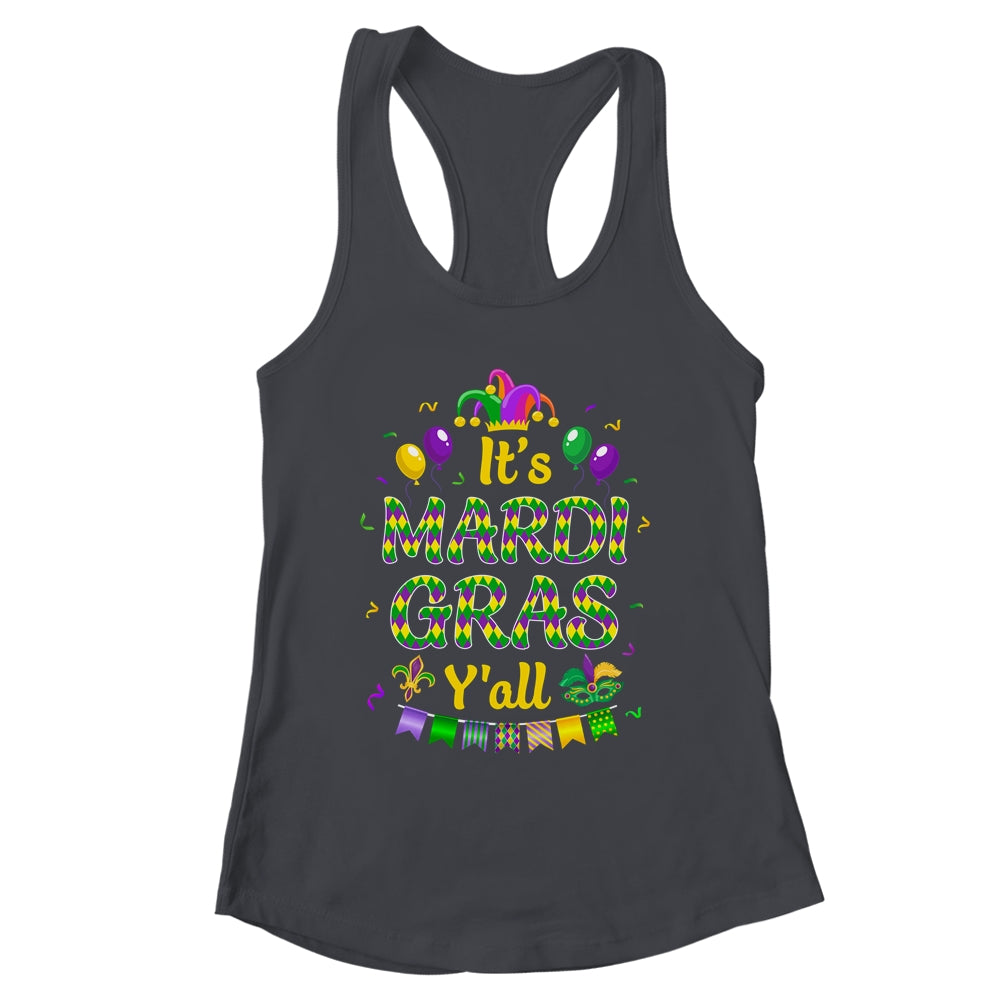 It's Mardi Gras Y'all Outfit Mardi Gras Costume Beads Shirt & Tank Top | siriusteestore