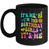 It's Me Hi I'm Birthday Girl It's Me Groovy Tie Dye Girls Mug | siriusteestore