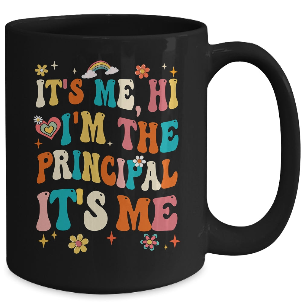 It's Me Hi I'm The Principal Teacher Back To School Groovy Mug | siriusteestore