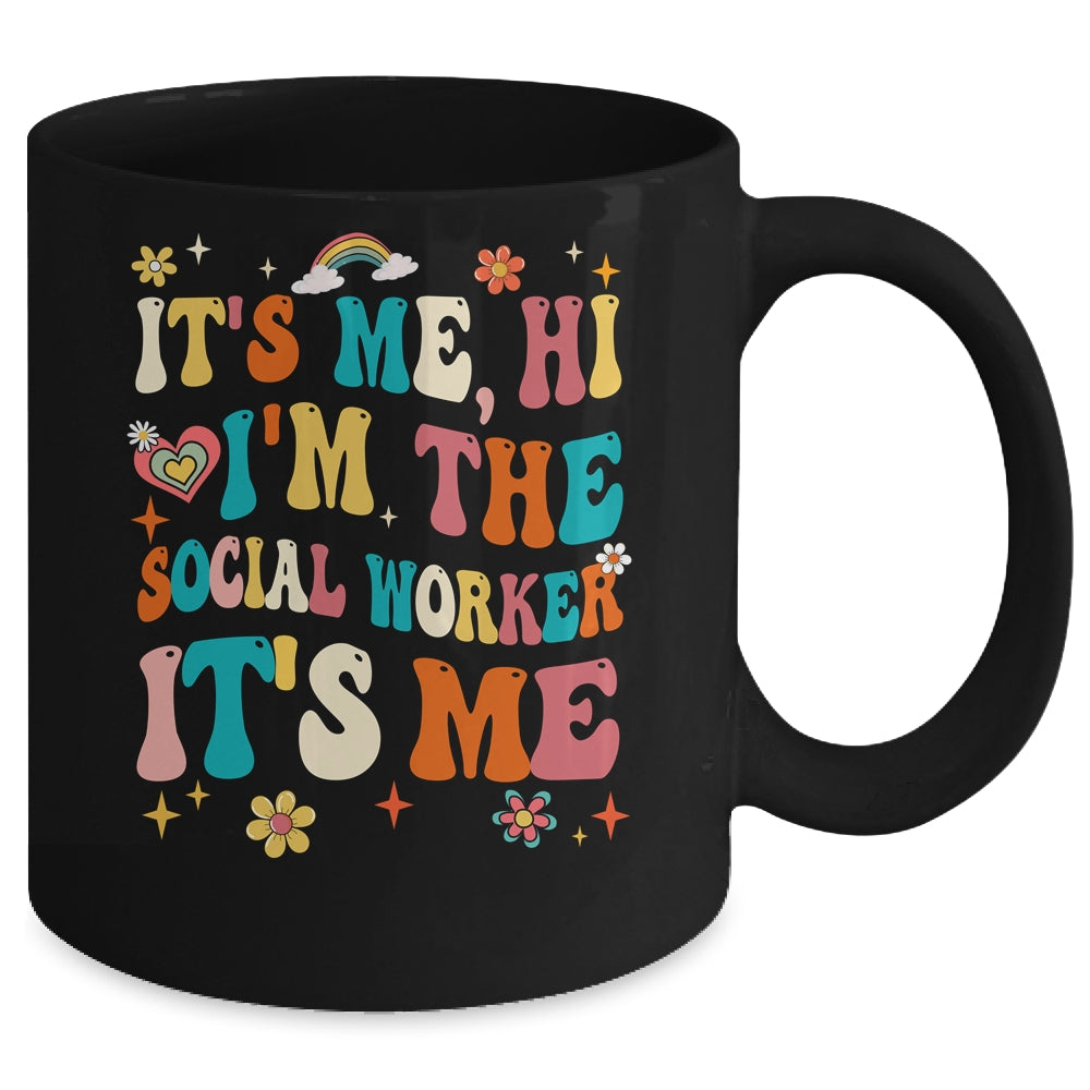 It's Me Hi I'm The Social Worker Teacher Girl Back To School Mug | siriusteestore
