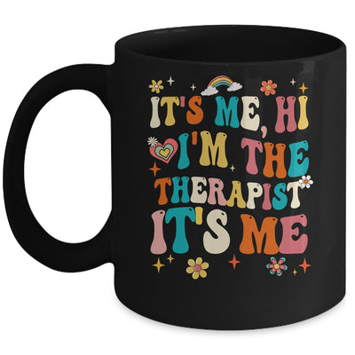 It's Me Hi I'm The Therapist Retro Funny Groovy Mug | siriusteestore
