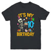 It's My 10th Birthday Party Halloween Skeleton Birthday Kids Youth Shirt | siriusteestore