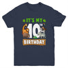 It's My 10th Birthday Zoo Jungle Safari 10 Years Old Birthday Youth Shirt | siriusteestore