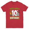 It's My 10th Birthday Zoo Jungle Safari 10 Years Old Birthday Youth Shirt | siriusteestore