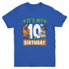 It's My 10th Birthday Zoo Jungle Safari 10 Years Old Birthday Youth Shirt | siriusteestore