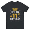 It's My 11th Birthday Idea For 11 Years Boys And Girls Youth Shirt | siriusteestore
