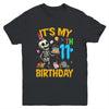 It's My 11th Birthday Party Halloween Skeleton Birthday Kids Youth Shirt | siriusteestore