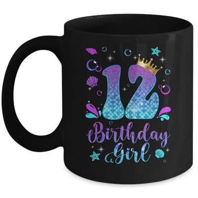 It's My 12th Bday Mermaid Funny Birthday Girls 12 Years Old Mug | siriusteestore