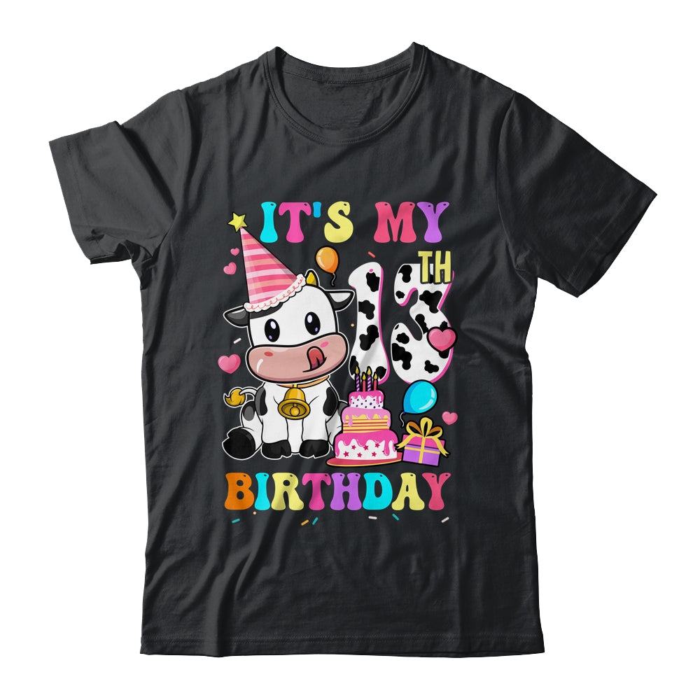 It's My 13th Birthday Dairy Cow Girls Funny 13 Year Old Shirt & Hoodie | siriusteestore