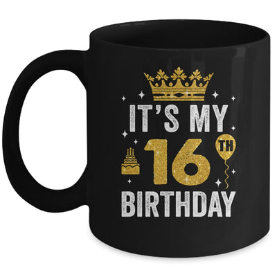 It's My 16th Birthday Idea For 16 Years Old Man And Woman Mug | siriusteestore