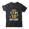 It's My 18th Birthday Idea For 18 Years Old Man And Woman Shirt & Tank Top | siriusteestore
