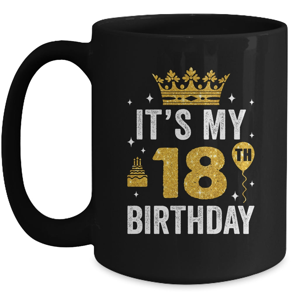 It's My 18th Birthday Idea For 18 Years Old Man And Woman Mug | siriusteestore