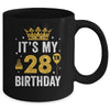It's My 28th Birthday Idea For 28 Years Old Man And Woman Mug | siriusteestore