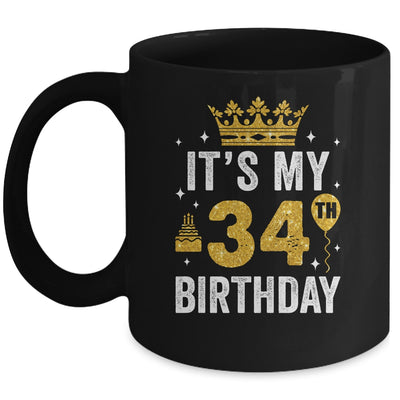 It's My 34th Birthday Idea For 34 Years Old Man And Woman Mug | siriusteestore