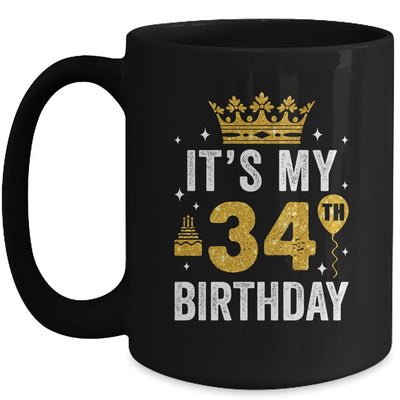It's My 34th Birthday Idea For 34 Years Old Man And Woman Mug | siriusteestore