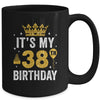 It's My 38th Birthday Idea For 38 Years Old Man And Woman Mug | siriusteestore