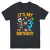 It's My 3rd Birthday Party Halloween Skeleton Birthday Kids Youth Shirt | siriusteestore