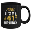 It's My 41st Birthday Idea For 41 Years Old Man And Woman Mug | siriusteestore