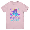 It's My 4th Bday Mermaid Funny Birthday Girls 4 Years Old Youth Shirt | siriusteestore