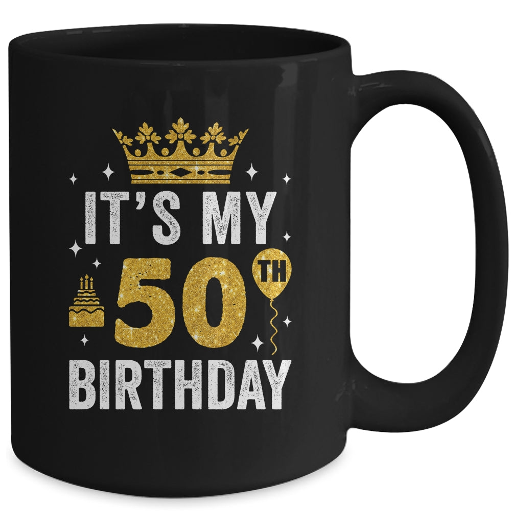 It's My 50th Birthday Idea For 50 Years Old Man And Woman Mug | siriusteestore