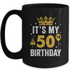 It's My 50th Birthday Idea For 50 Years Old Man And Woman Mug | siriusteestore