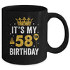It's My 58th Birthday Idea For 58 Years Old Man And Woman Mug | siriusteestore