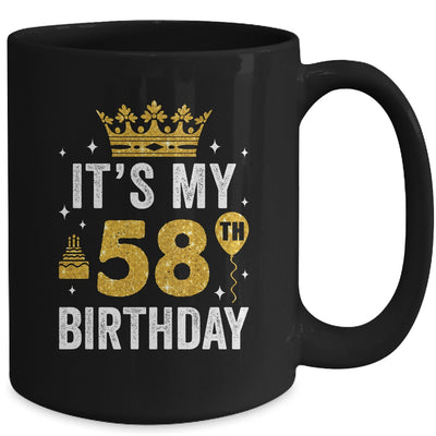 It's My 58th Birthday Idea For 58 Years Old Man And Woman Mug | siriusteestore