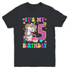 It's My 5th Birthday Unicorn Girls Funny 5 Year Old Youth Shirt | siriusteestore