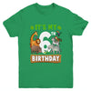 It's My 6th Birthday Zoo Jungle Safari 6 Years Old Birthday Youth Shirt | siriusteestore