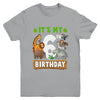 It's My 6th Birthday Zoo Jungle Safari 6 Years Old Birthday Youth Shirt | siriusteestore