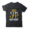 It's My 71st Birthday Idea For 71 Years Old Man And Woman Shirt & Tank Top | siriusteestore