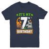 It's My 7th Birthday Zoo Jungle Safari 7 Years Old Birthday Youth Shirt | siriusteestore