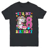 It's My 8th Birthday Unicorn Girls Funny 8 Year Old Youth Shirt | siriusteestore