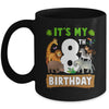 It's My 8th Birthday Zoo Jungle Safari 8 Years Old Birthday Mug | siriusteestore