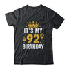 It's My 92nd Birthday Idea For 92 Years Old Man And Woman Shirt & Tank Top | siriusteestore