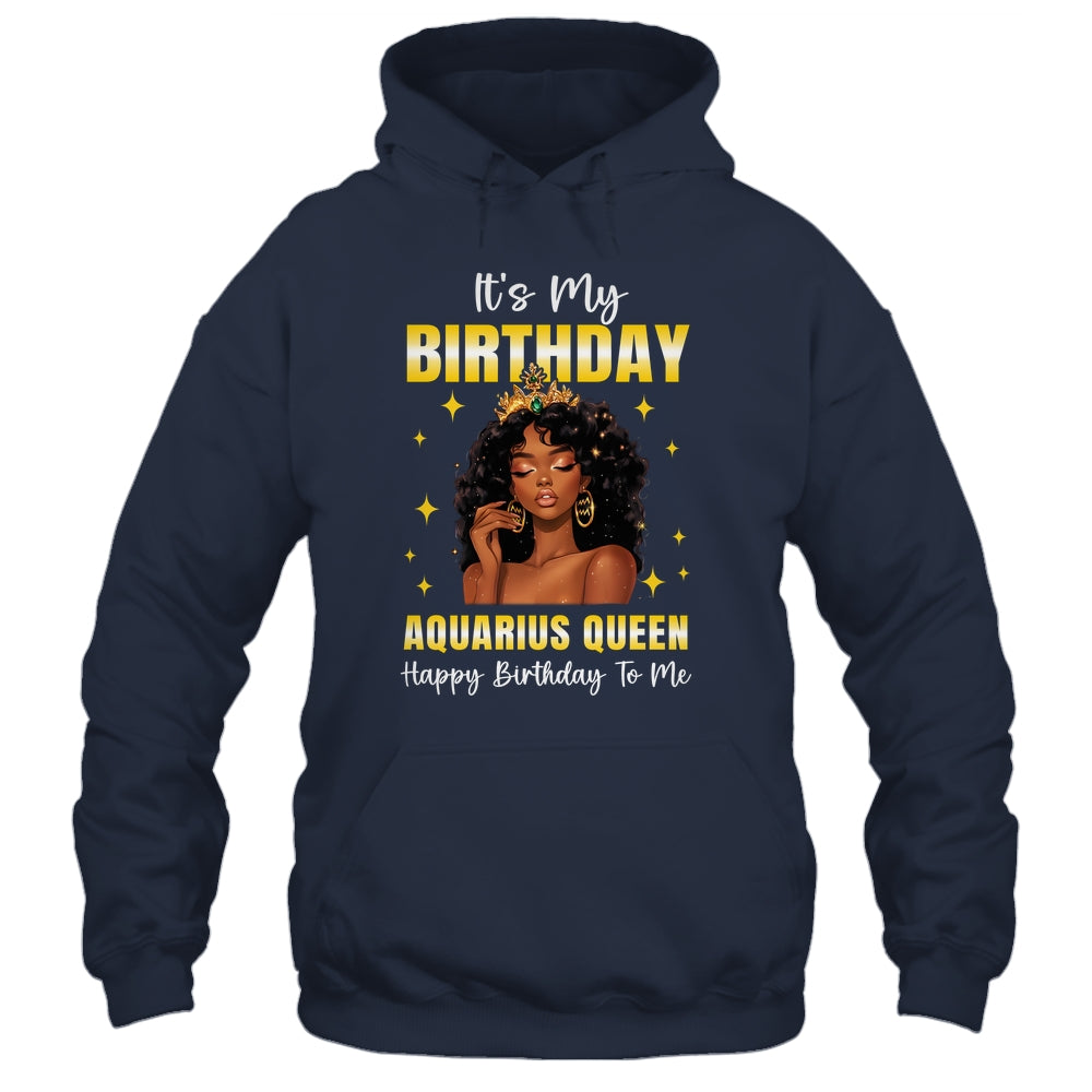 It's My Birthday Aquarius Queen Women Girl Zodiac Sign Shirt & Tank Top | siriusteestore