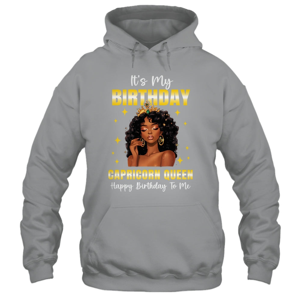 It's My Birthday Capricorn Queen Women Girl Zodiac Sign Shirt & Tank Top | siriusteestore