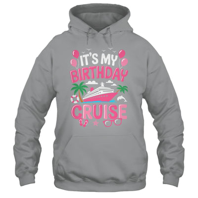 It's My Birthday Cruise Cute Pink Sea Trip Women Girls Kids Shirt & Tank Top | siriusteestore