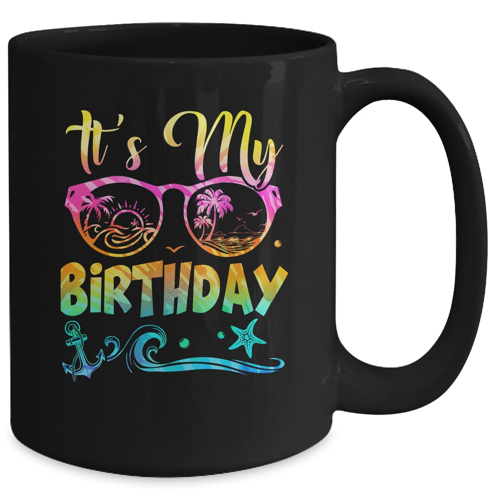It's My Birthday Cruise Squad Birthday Girls Party Groovy Mug | siriusteestore