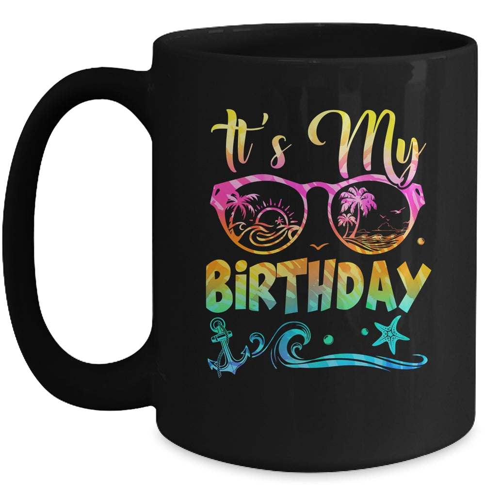 It's My Birthday Cruise Squad Birthday Girls Party Groovy Mug | siriusteestore