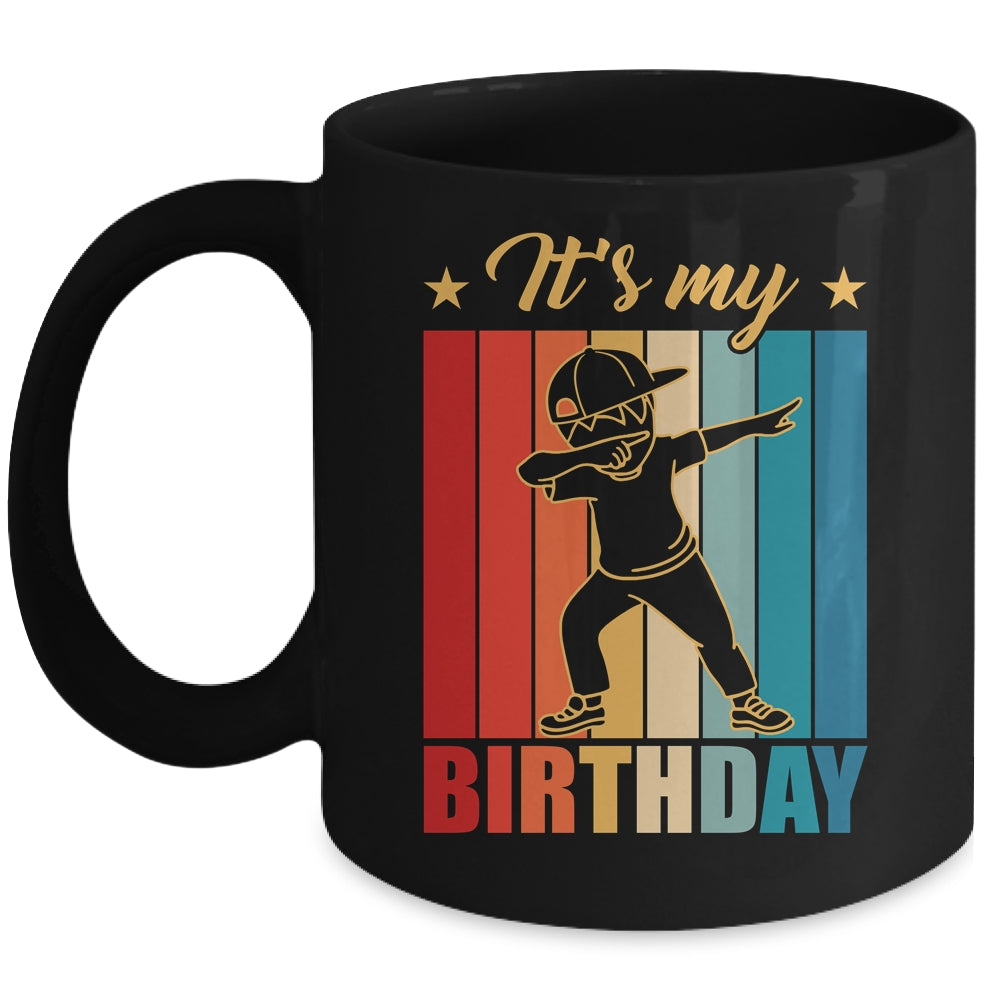 It's My Birthday For Boys Girls Birthday Dabbing Mug | siriusteestore