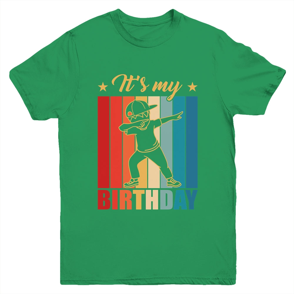 It's My Birthday For Boys Girls Birthday Dabbing Youth Shirt | siriusteestore