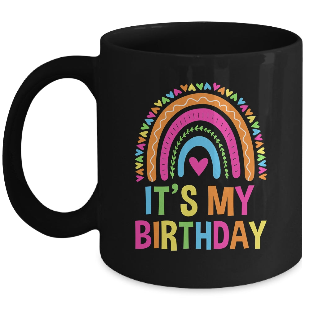It's My Birthday For Women Teens Girls Rainbow Mug | siriusteestore