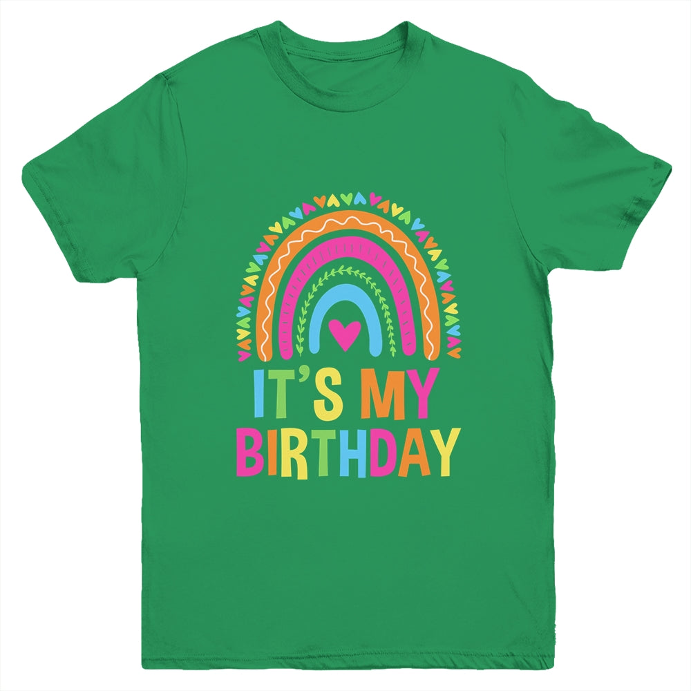 It's My Birthday For Women Teens Girls Rainbow Youth Shirt | siriusteestore
