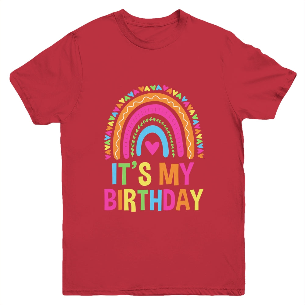 It's My Birthday For Women Teens Girls Rainbow Youth Shirt | siriusteestore