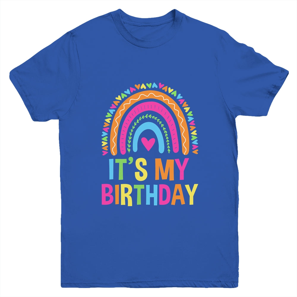 It's My Birthday For Women Teens Girls Rainbow Youth Shirt | siriusteestore
