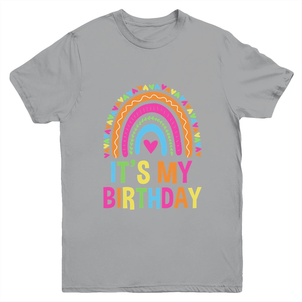 It's My Birthday For Women Teens Girls Rainbow Youth Shirt | siriusteestore